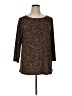 Susan Graver Brown 3/4 Sleeve Blouse Size XL - photo 1