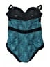 Leonisa Graphic Teal One Piece Swimsuit Size XL - photo 2