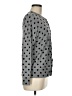 Torrid 100% Cotton Polka Dots Gray Cardigan Size Med Plus (00) - photo 4