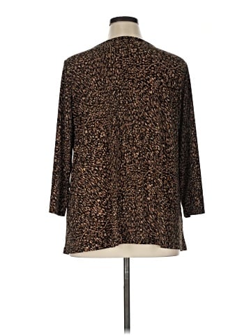 Susan Graver 3/4 Sleeve Blouse (view 2)