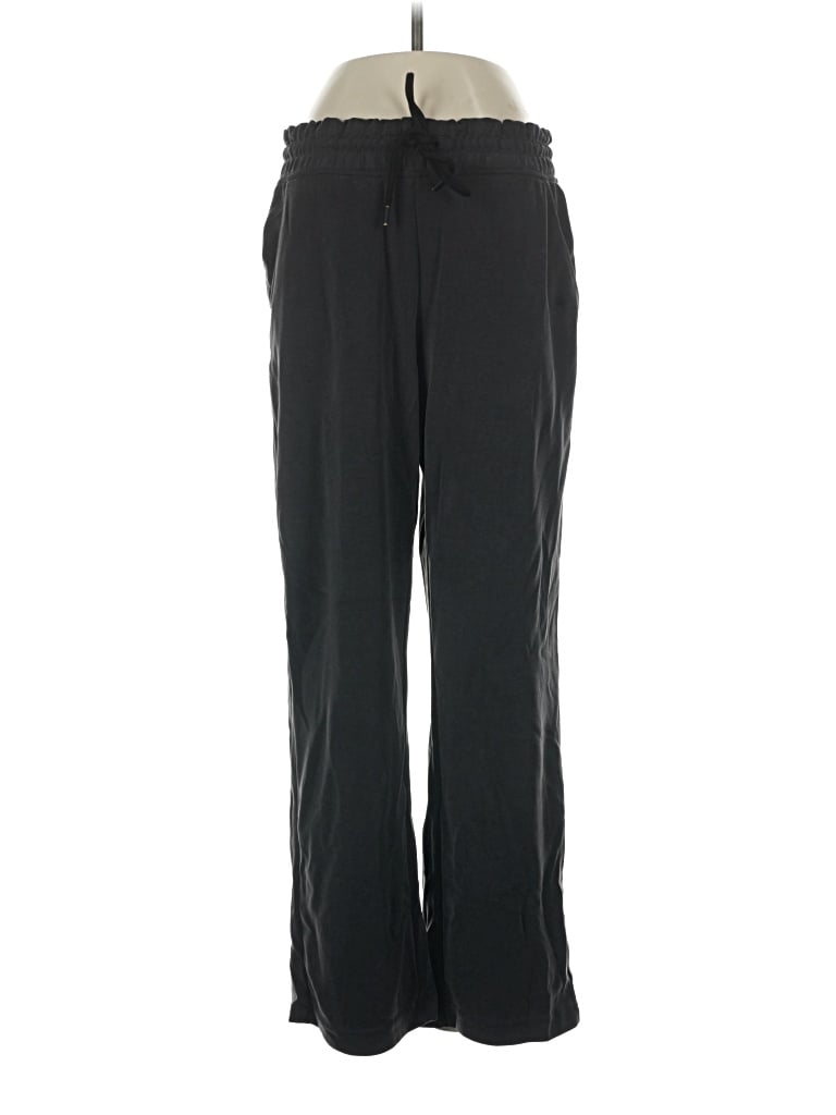 Pre-owned Athleta Track Pants In Black