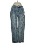 MICHAEL Michael Kors 100% Cotton Print Blue Jeans Size 0 - photo 1