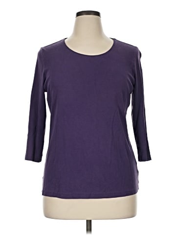 Karen Scott 3/4 Sleeve T-Shirt (view 1)