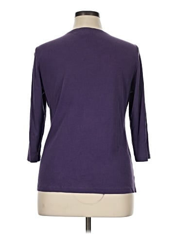 Karen Scott 3/4 Sleeve T-Shirt (view 2)