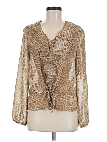 Evan Picone Long Sleeve Blouse (view 1)