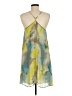 Bar III 100% Polyester Tie-dye Blue Cocktail Dress Size M - photo 2
