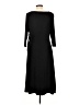 Chaus Solid Black Casual Dress Size L - photo 2