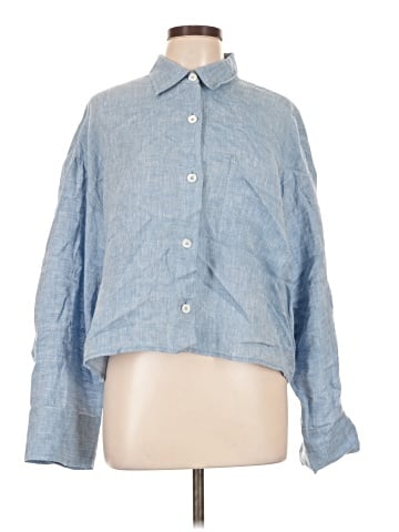 Madewell 3/4 Sleeve Button-Down Shirt (view 1)