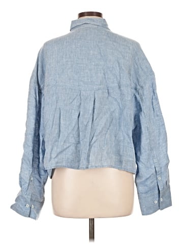Madewell 3/4 Sleeve Button-Down Shirt (view 2)