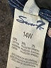 Seven7 Blue Denim Shorts Size 14 - photo 4
