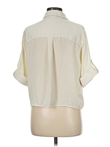 AWARE 3/4 Sleeve Button-Down Shirt (view 2)