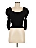 Express Black 3/4 Sleeve Top Size M - photo 1