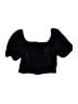 Gap Black Short Sleeve Blouse Size 14 - 16 - photo 1