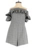 Urban Outfitters Houndstooth Gray Romper Size 4 - photo 1