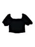 Gap Black Short Sleeve Blouse Size 14 - 16 - photo 2