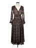 Zara Paisley Brown Casual Dress Size S - photo 1