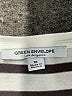 Green Envelope Stripes Silver Short Sleeve T-Shirt Size XL - photo 7