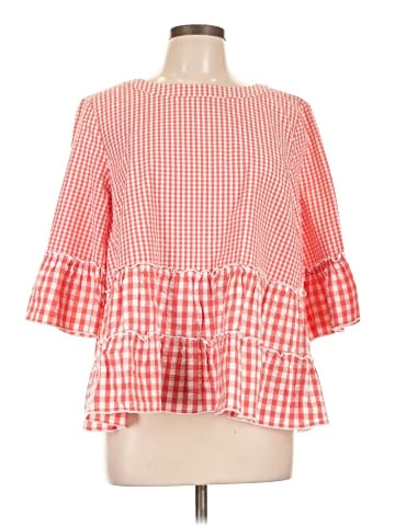 Ali Miles 3/4 Sleeve Blouse (view 1)