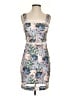 Guess Print Blue Cocktail Dress Size 2 - photo 1