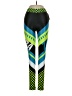 Zumba Wear Graphic Green Active Pants Size XS - photo 1