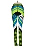 Zumba Wear Graphic Green Active Pants Size XS - photo 2