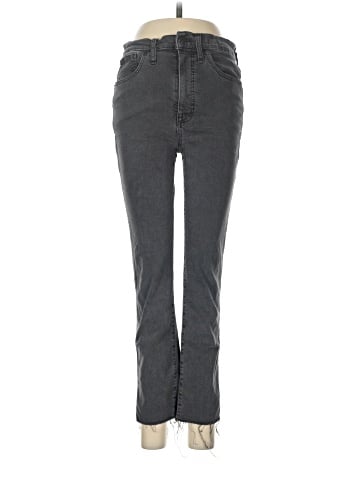 Madewell Stovepipe Jeans in Banberry Wash: Raw-Hem Edition (view 1)