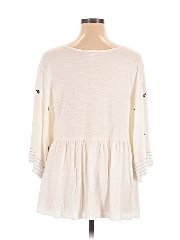 Caslon 3/4 Sleeve Blouse (view 2)