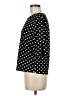 Green Envelope Polka Dots Black 3/4 Sleeve Blouse Size M - photo 5