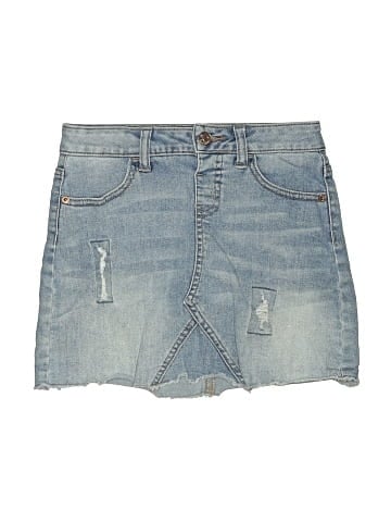 Justice Denim Skirt (view 1)