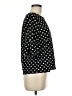 Green Envelope Polka Dots Black 3/4 Sleeve Blouse Size M - photo 4