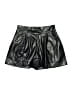 Susana Monaco 100% Polyurethane Metallic Black Shorts Size M - photo 1