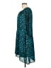 41Hawthorn 100% Polyester Chevron-herringbone Teal Casual Dress Size L - photo 5
