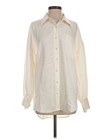 Mystree Long Sleeve Button-Down Shirt (view 1)