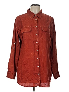Soft Surroundings Long Sleeve Button Down Shirt