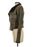 Veda 100% Leather Brown Leather Jacket Size S - photo 5