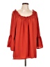 Forgotten Grace Orange 3/4 Sleeve Blouse Size L - photo 1