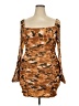 BCX 100% Polyester Camo Brown Cocktail Dress Size XXL - photo 1