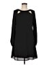 Kensie 100% Polyester Solid Black Casual Dress Size 6 - photo 1