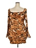 BCX 100% Polyester Camo Brown Cocktail Dress Size XXL - photo 2