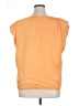 DKNY 100% Polyester Orange Short Sleeve Top Size XL - photo 2