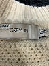 Greylin Color Block Ivory Turtleneck Sweater Size L - photo 7