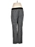 Chico's Houndstooth Black Casual Pants Size Med (1) - photo 2