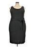 Torrid Solid Gray Casual Dress Size 3X Plus (3) - photo 1