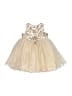 Cherokee 100% Polyester Gold Dress 18-24 MO / 24 MO - photo 2