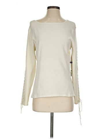Max Studio Silk Pullover Sweater (view 1)