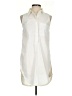 Athleta Ivory Sleeveless Button-Down Shirt Size XS - photo 1