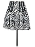 Bebe Animal Print Silver Silk Skirt Size 00 - photo 2