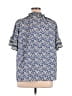 Max Studio Blue Short Sleeve Blouse Size 1X - photo 2