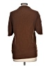 Zara Solid Brown Short Sleeve Turtleneck Size L - photo 2