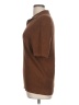Zara Solid Brown Short Sleeve Turtleneck Size L - photo 5